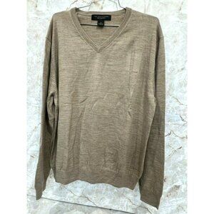 bloomingdale's the‎ men's store Worn once merino wool v-neck sweater size XL